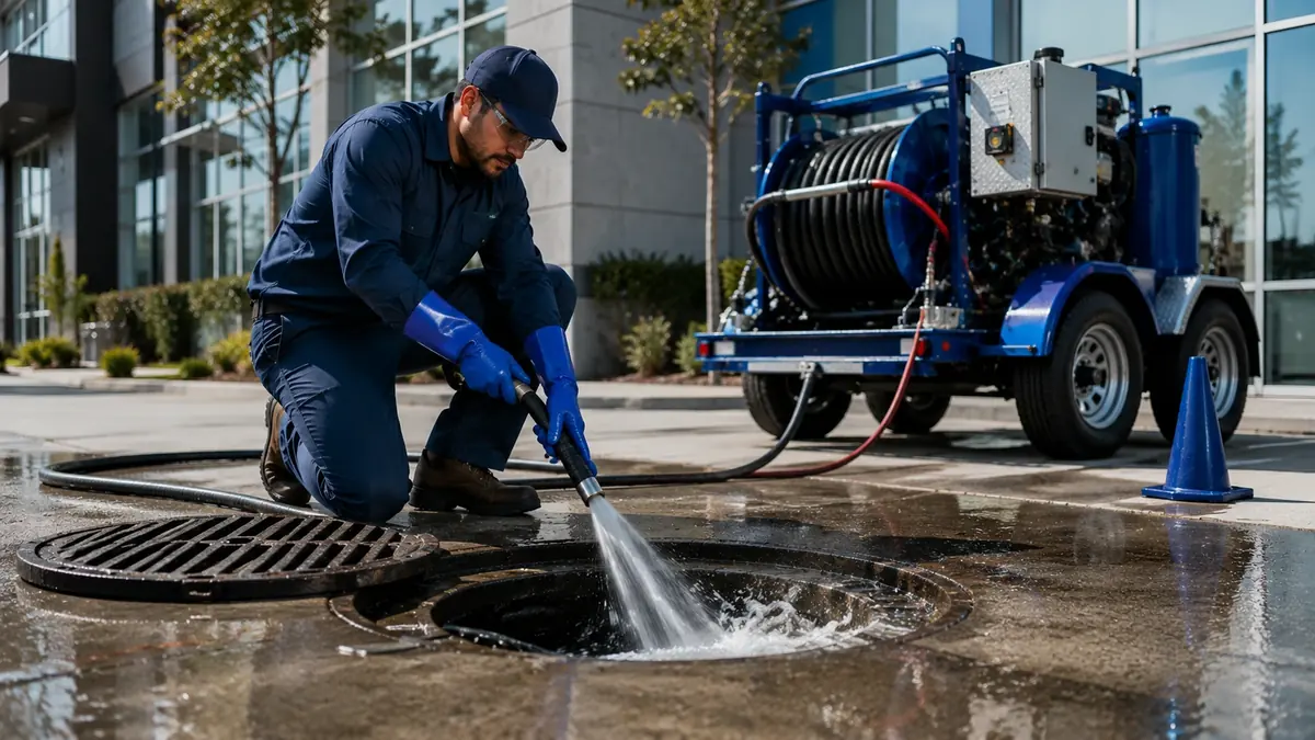 Commercial Hydro Jet Drain Cleaning in Summerland