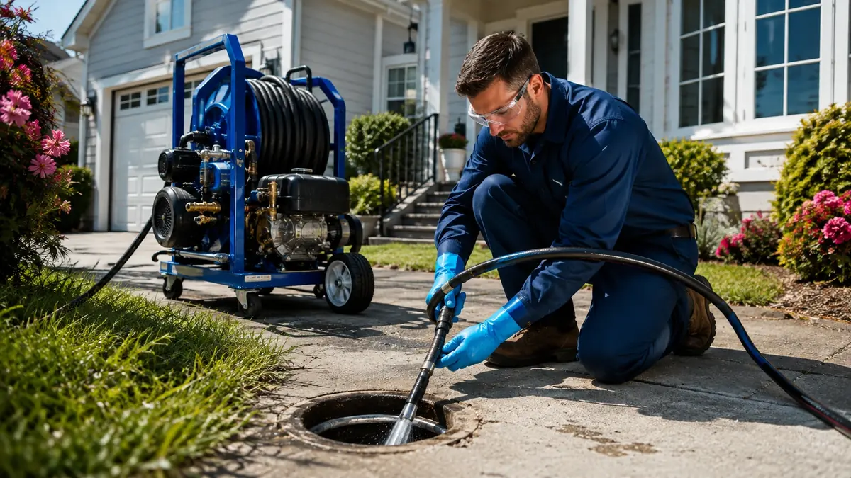 Residential Hydro Jet Drain Cleaning in Summerland