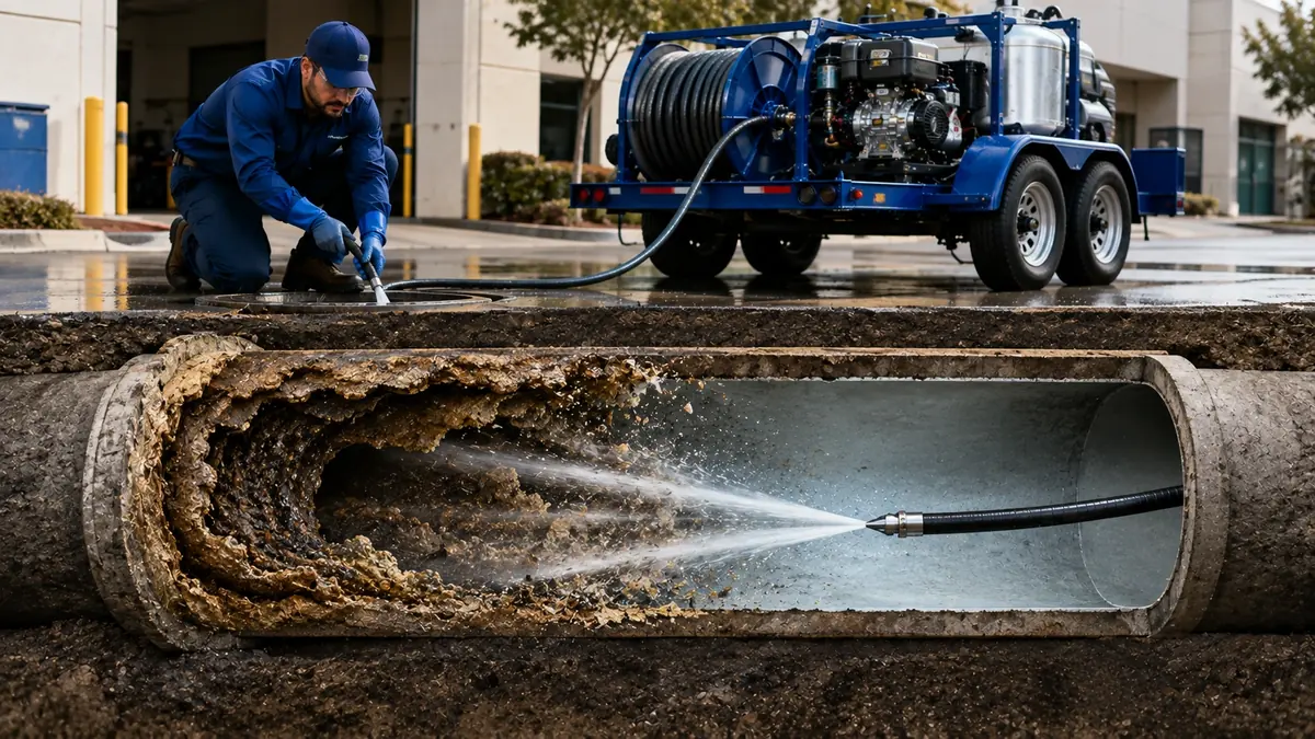 Sewer Pipe Descaling in Summerland